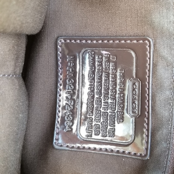 PRICE DROP Brown Coach logo canvas bag - Picture 4 of 7